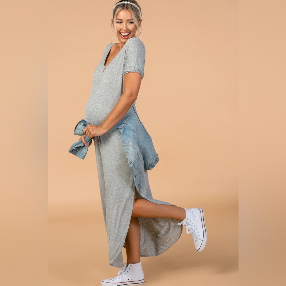 Pinkblush Maternity/Maxi flowy jersey dress